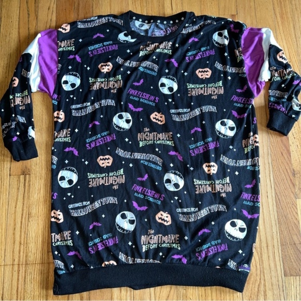 Disney's Nightmare Before Christmas Crew Sleepshirt(but can be worn as sweater)